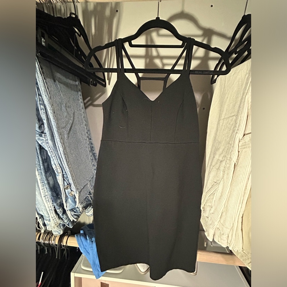 Black Bodycon Mini Dress